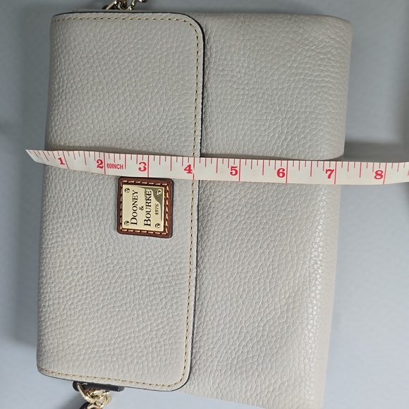 EUC Dooney & Bourke Bone Colored Crossbody Bag - Picture 9 of 10